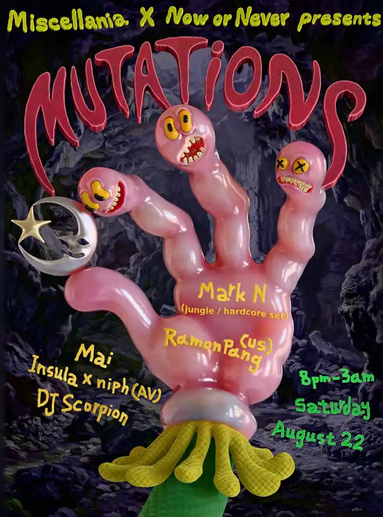 MUTATIONS feat. MARK N, RAMONPANG (US), DJ Scorpion & more