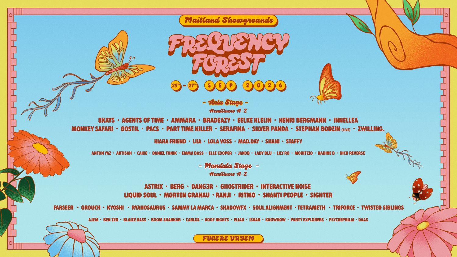 Frequency Forest 2026 - 2 Stages - 3-Day Camping Festival NSW