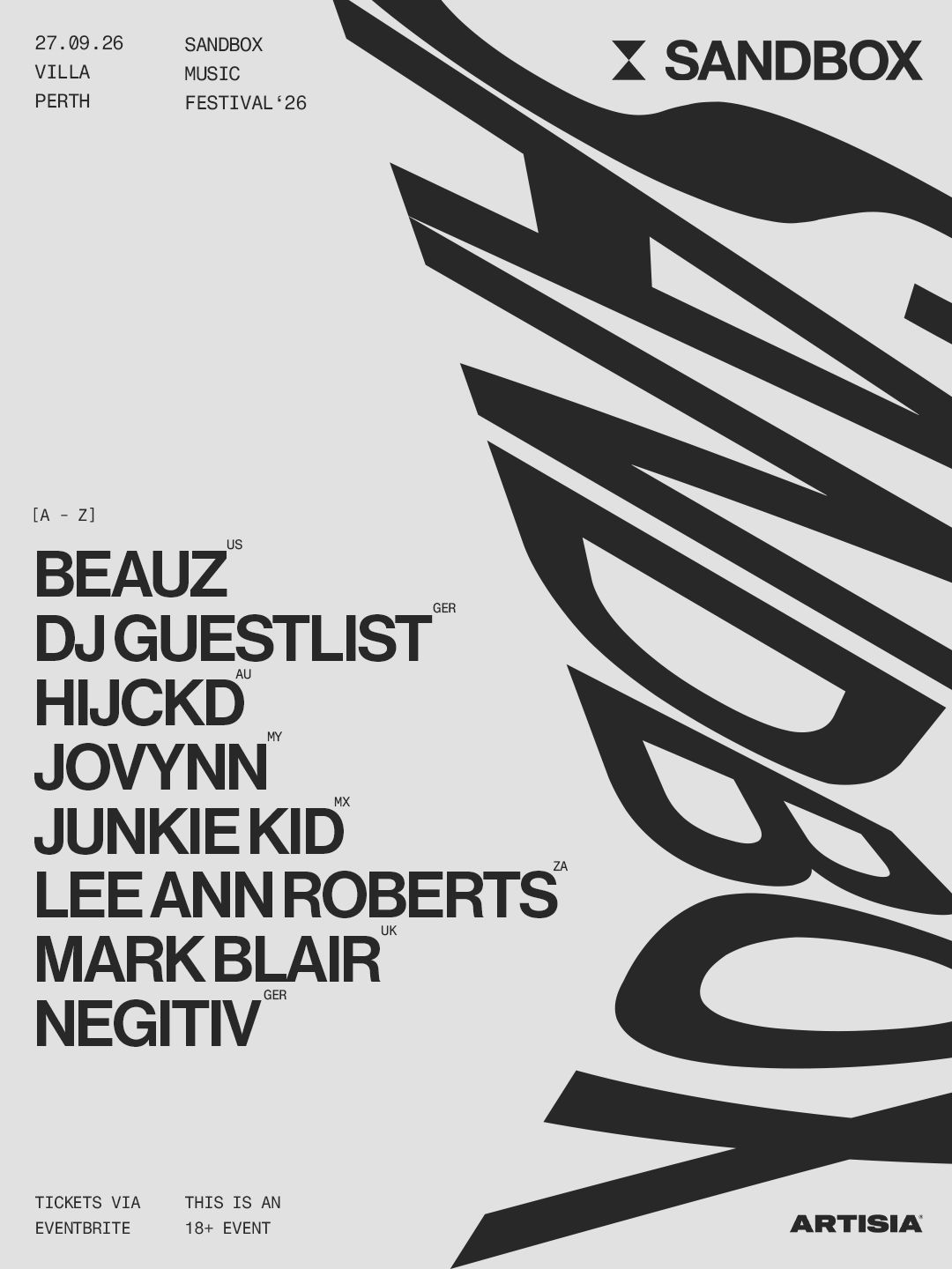 Sandbox Music Festival Perth 2026