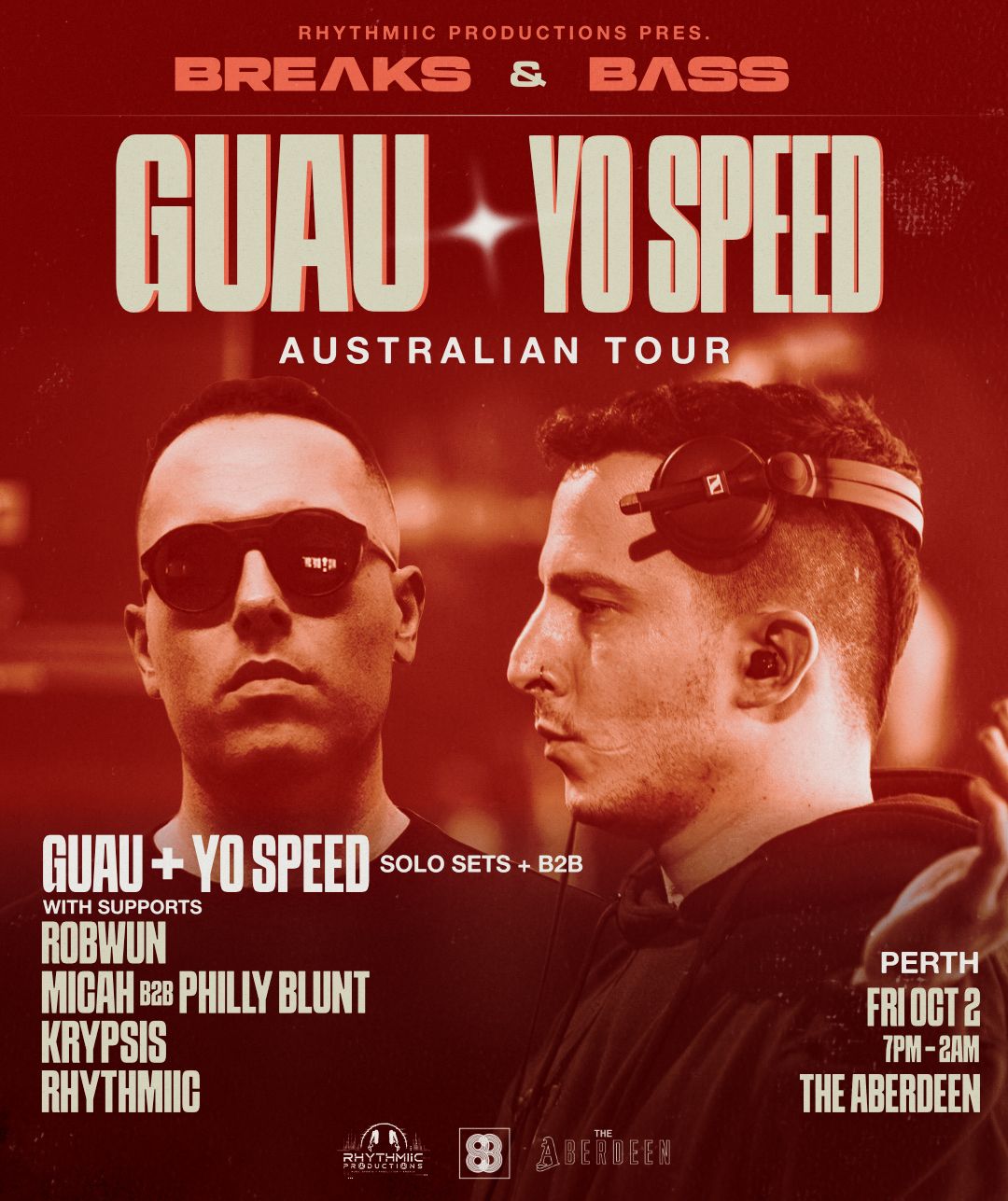 Guau x Yo Speed - PERTH - BREɅKS & BɅSS |