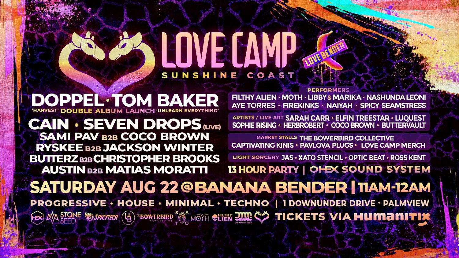 Love Camp presents DOPPEL & TOM BAKER - Double Album Launch