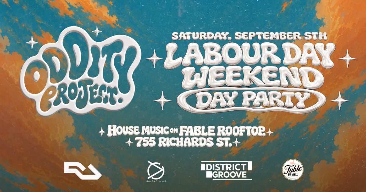 ODDITY PROJECT at FABLE ROOFTOP (OPEN AIR DAY PARTY)