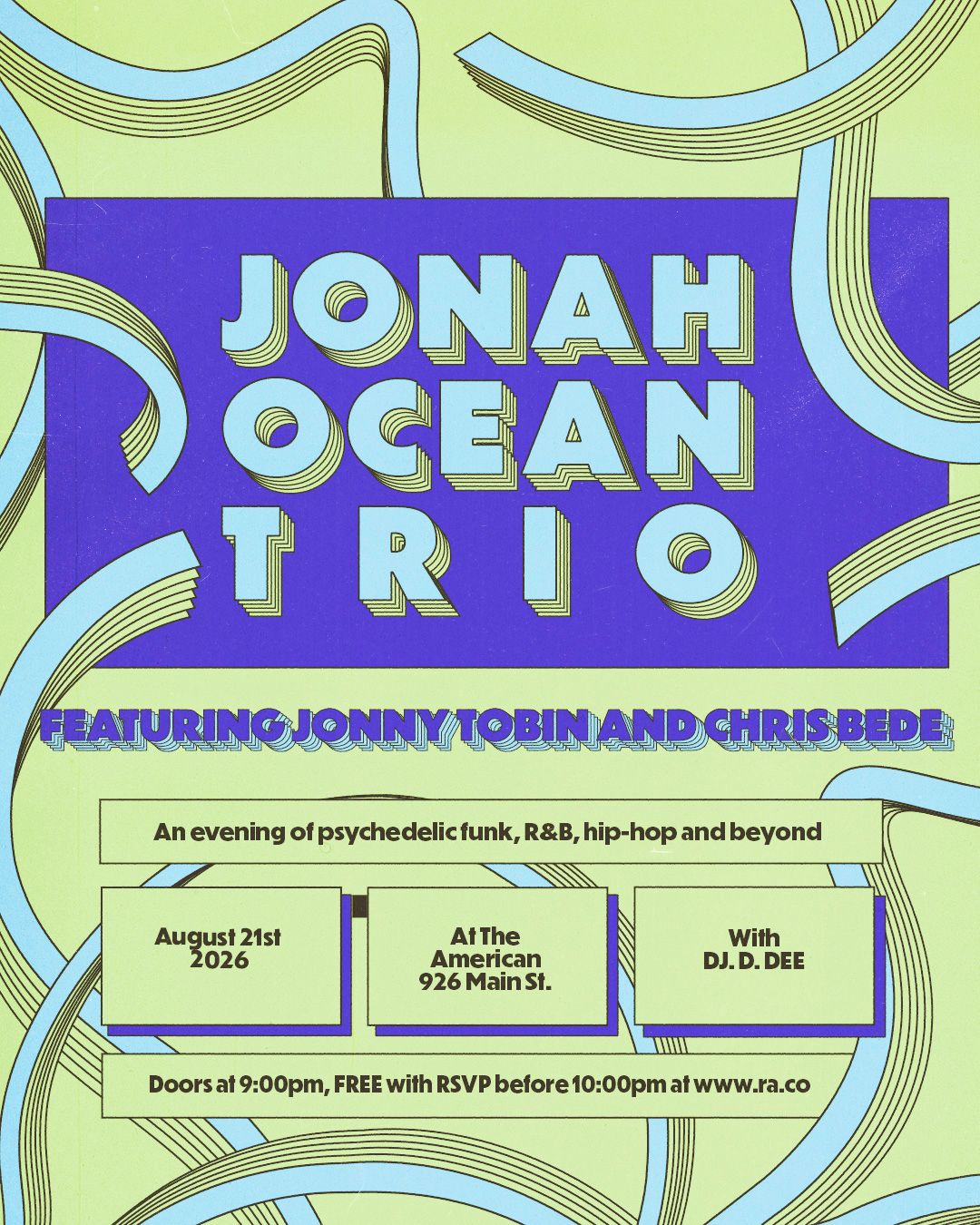 Jonah Ocean Trio with DJ D.Dee *Free RSVP*