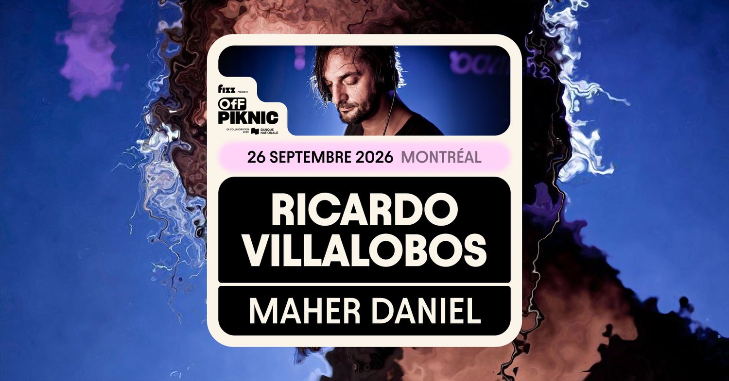 Ricardo Villalobos - Parc Jean-Drapeau
