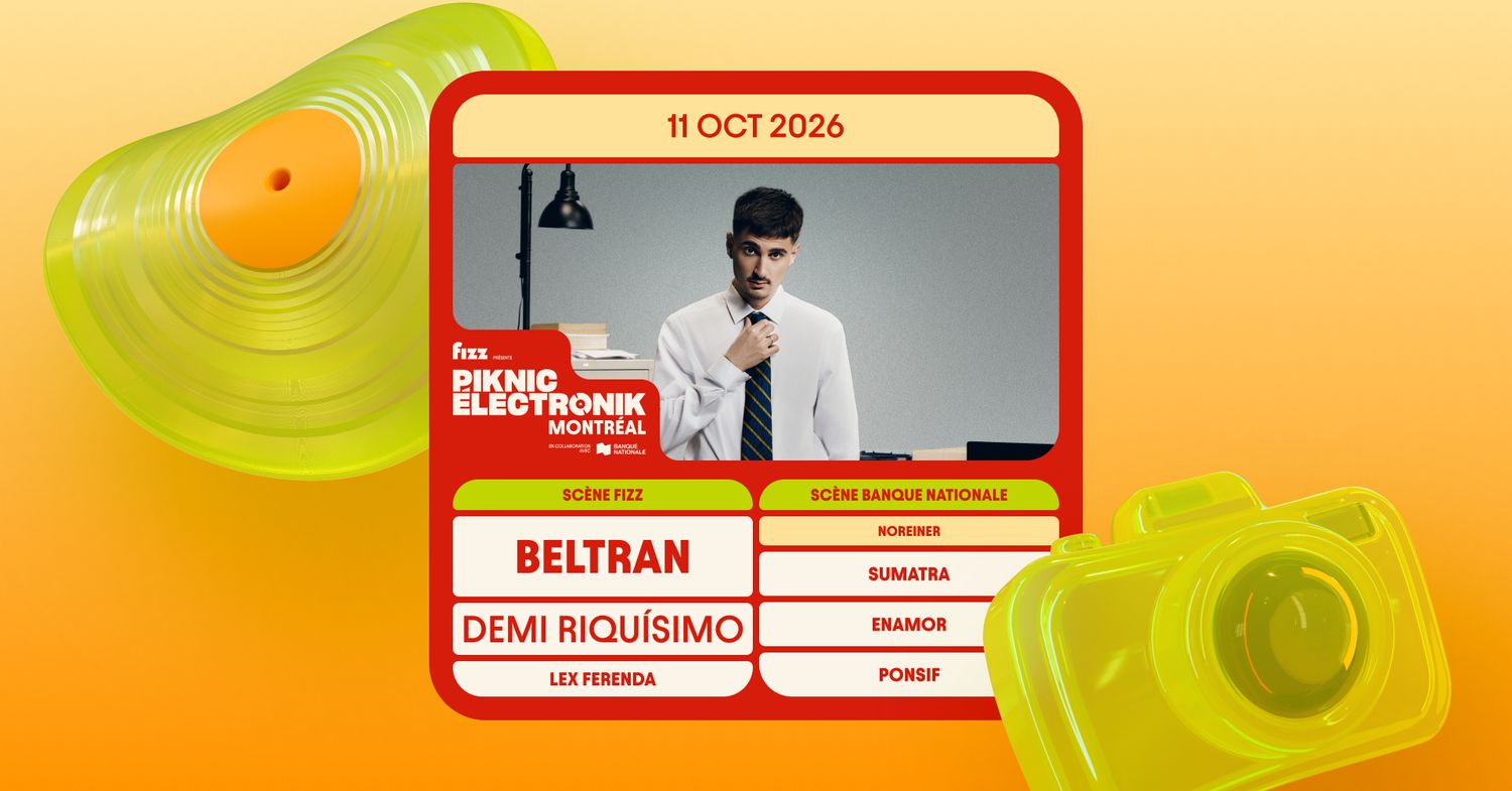 Piknic Électronik MTL #19: Beltran, Demi Riquísimo / Noreiner