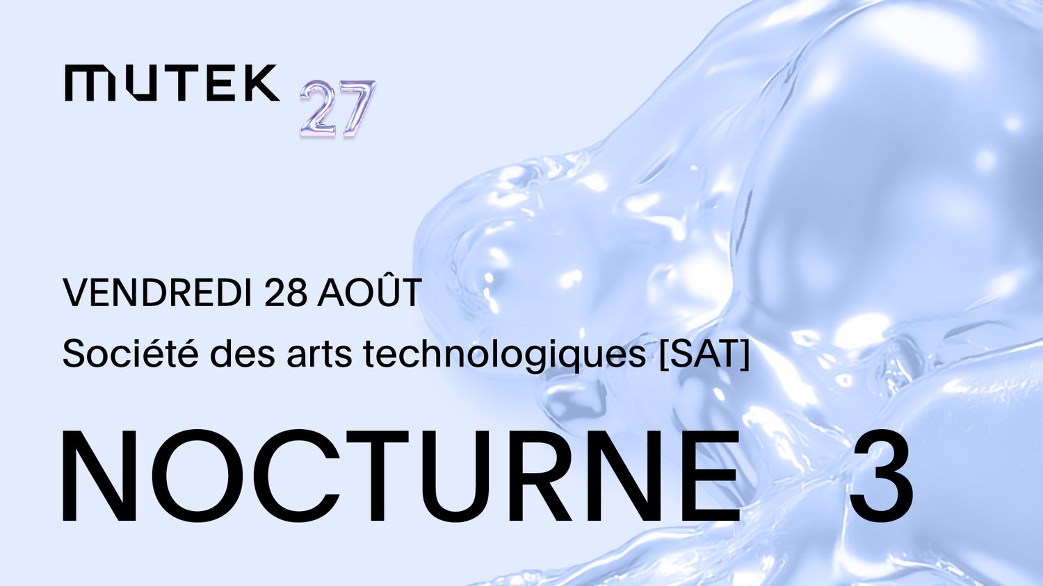 A Guy Called Gerald, gyrofield, Honeydrip, Mia Koden, Florence-Delphine Roux - MUTEK 27