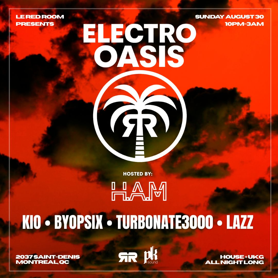 Electro Oasis (every Sunday) ***Free with RSVP ticket***