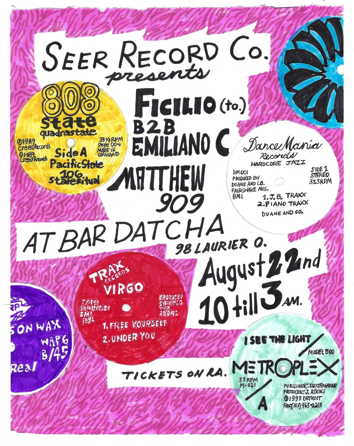 Seer Records with Ficilio (TO) B2B Emiliano C & Mathew909