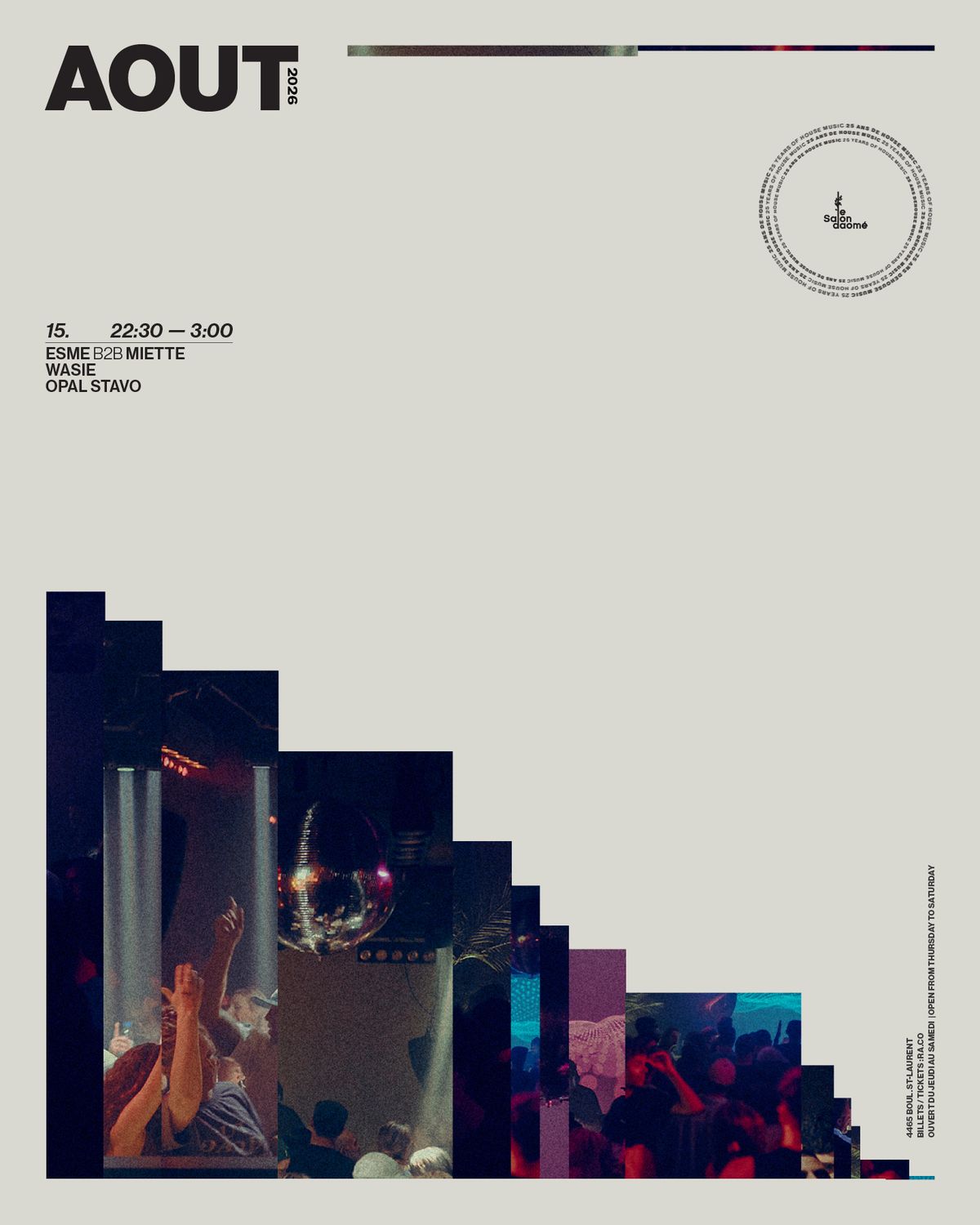 Esme b2b Miette + Wasie b2b Opal Stavo