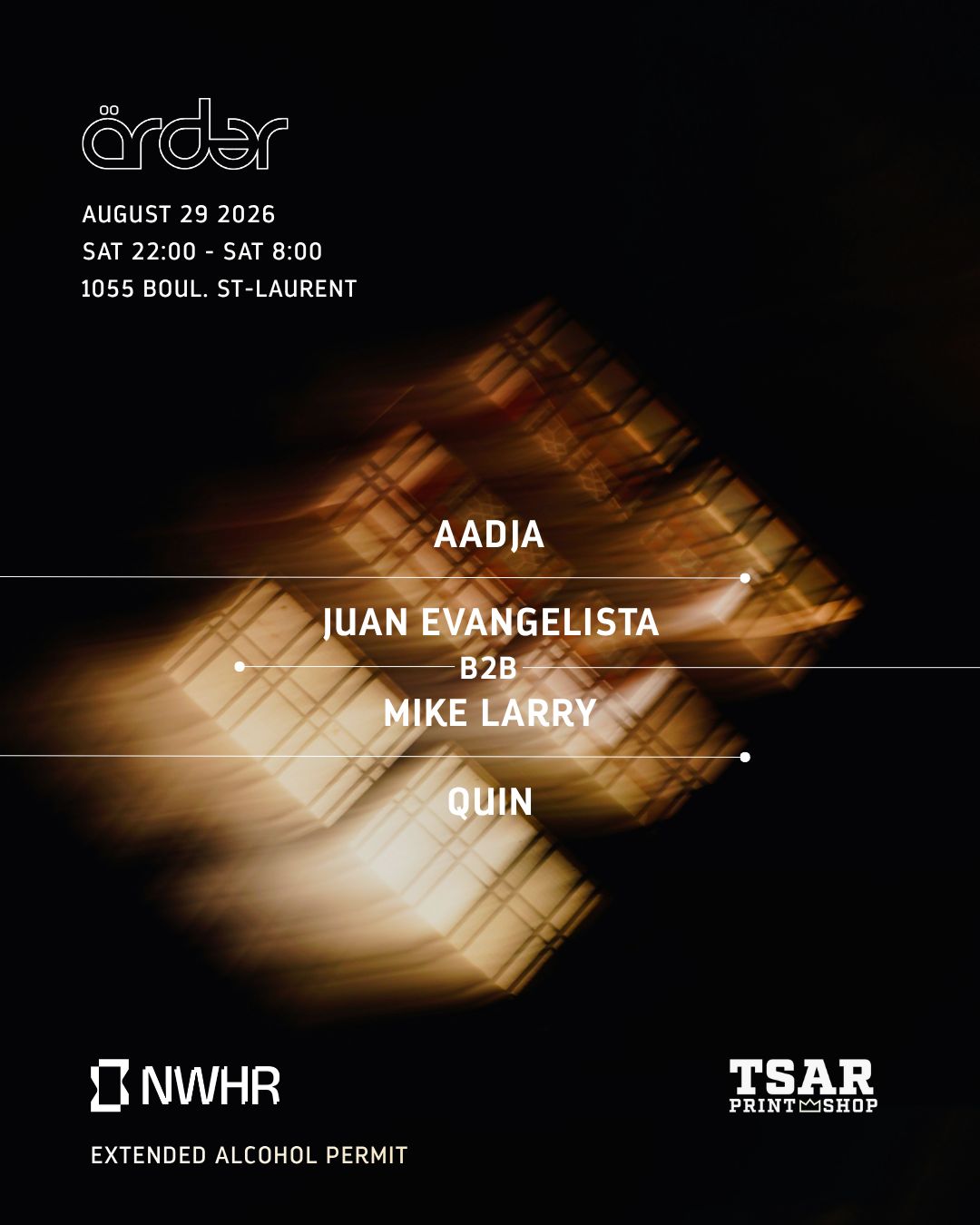 Arder: AADJA / Quin / Juan Evangelista b2b Mike Larry