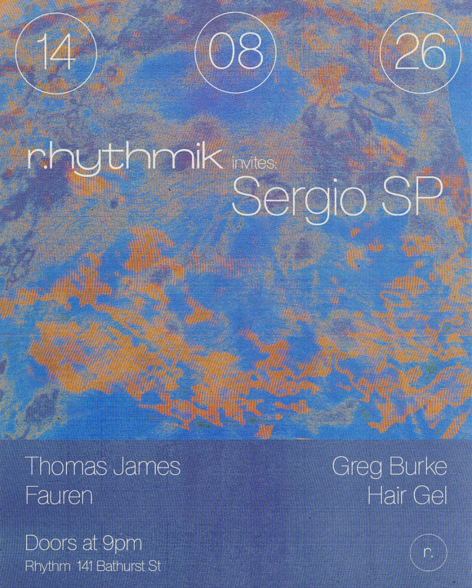 r.hythmik invites: Sergio SP