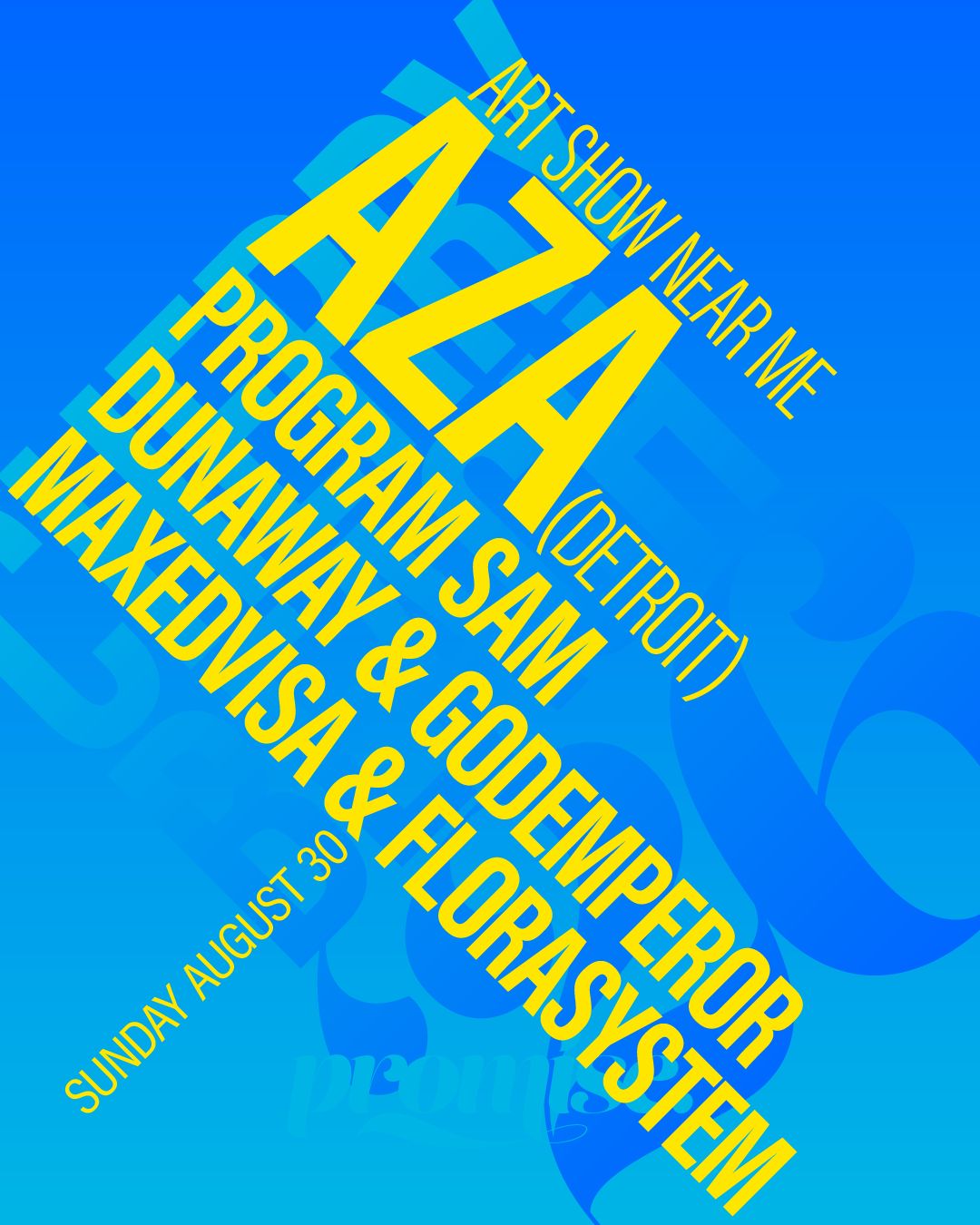 Promise Cherry Beach: ASNM presents AZA (Detroit)