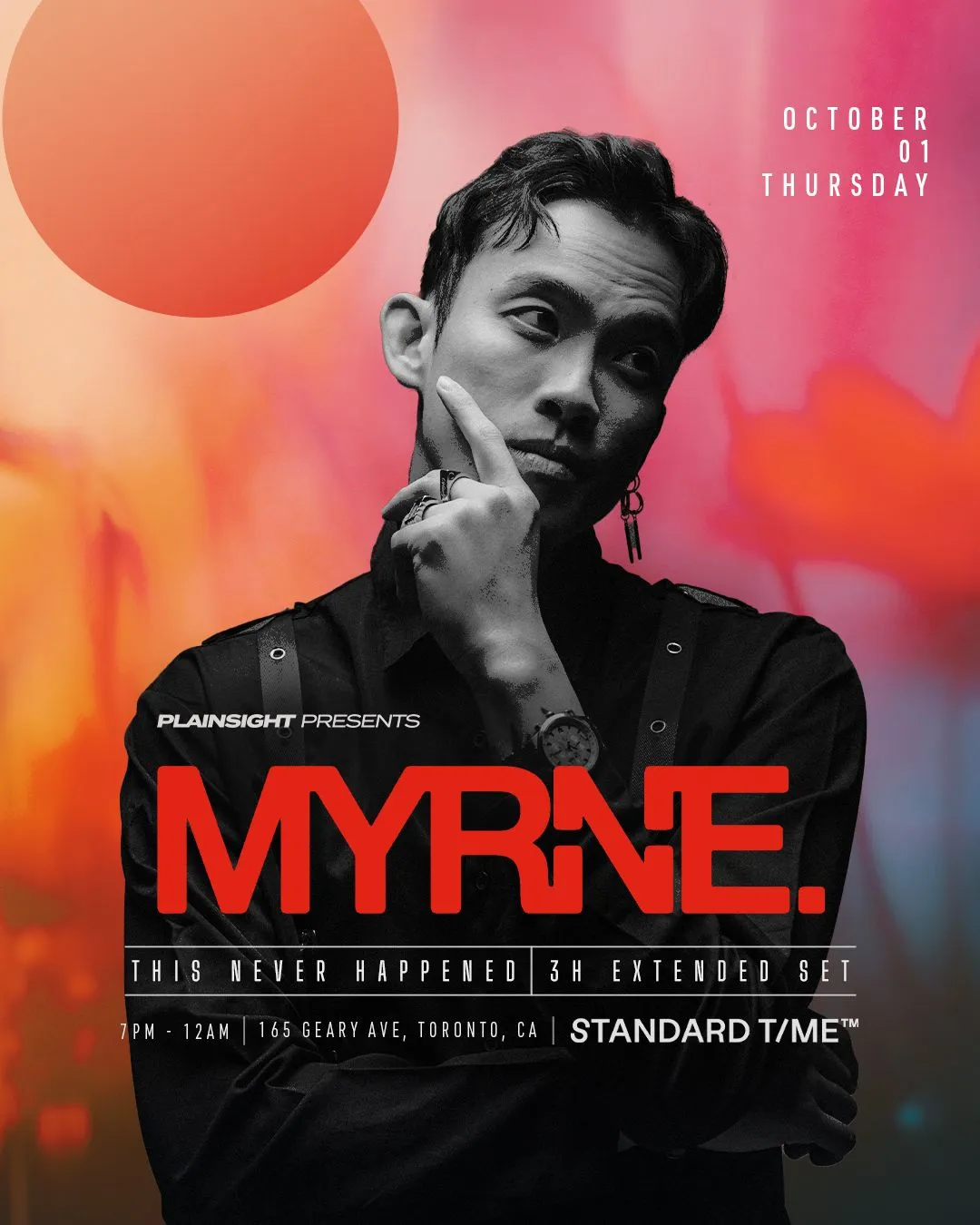 CANCELLED - MYRNE (3 Hour Set) at Standard Time