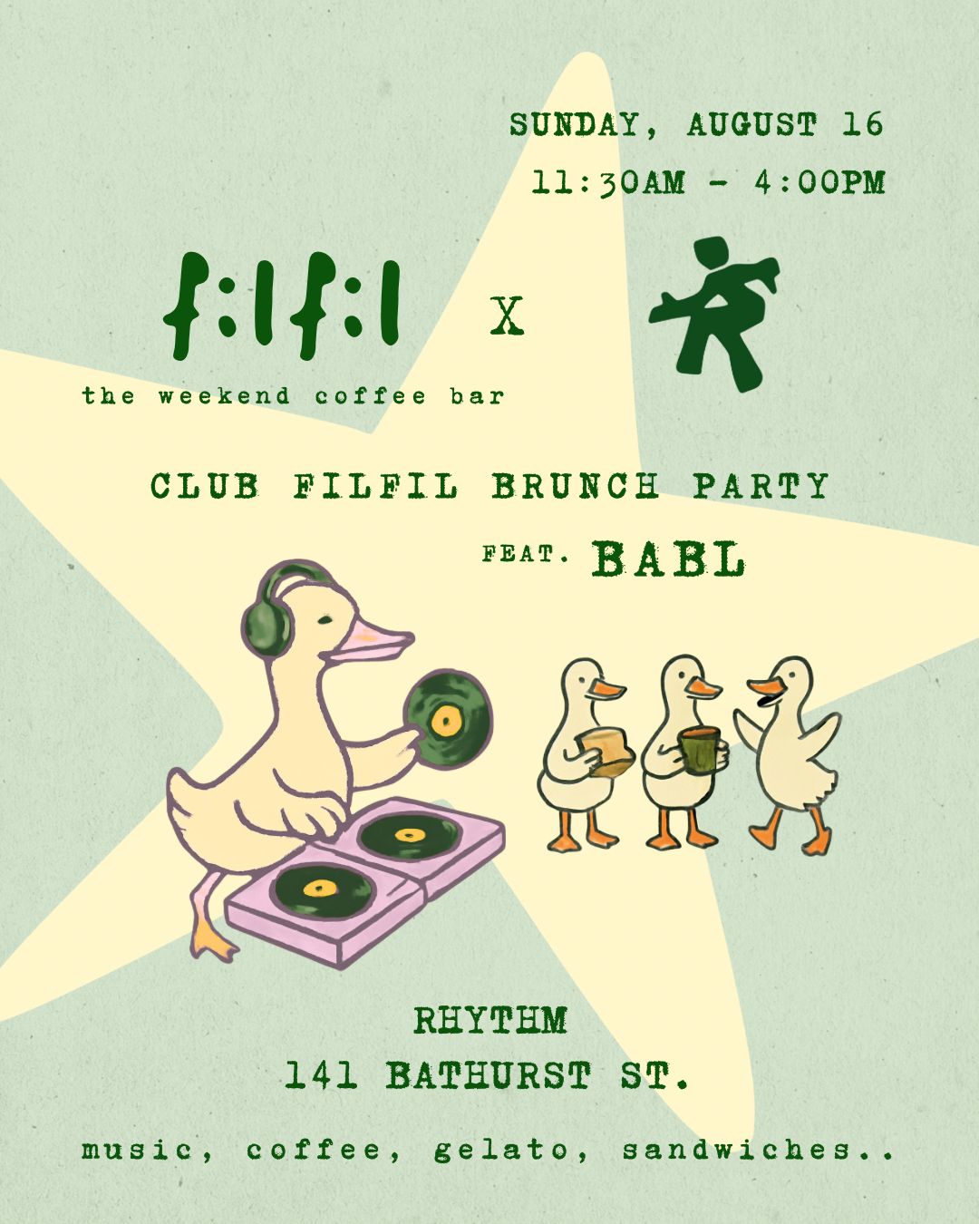 Club FilFil X BABL Sunday Brunch Party