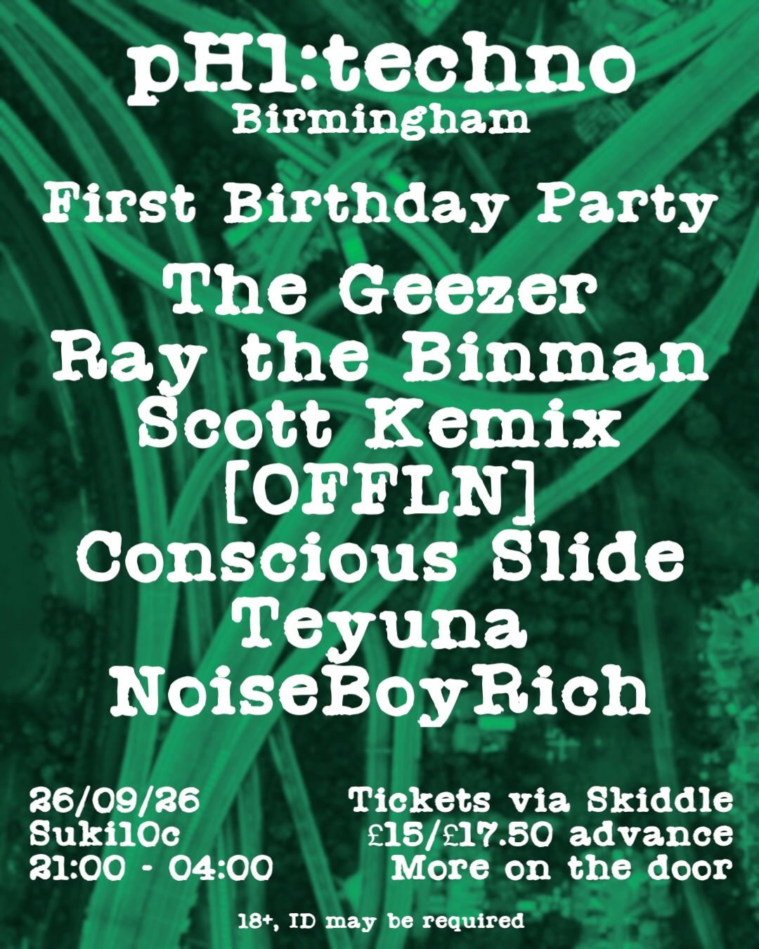 pH1:techno - First Birthday