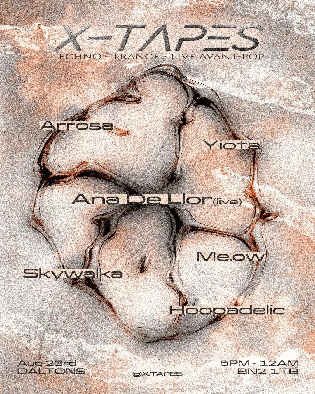 X-Tapes // Daltons - August 23rd