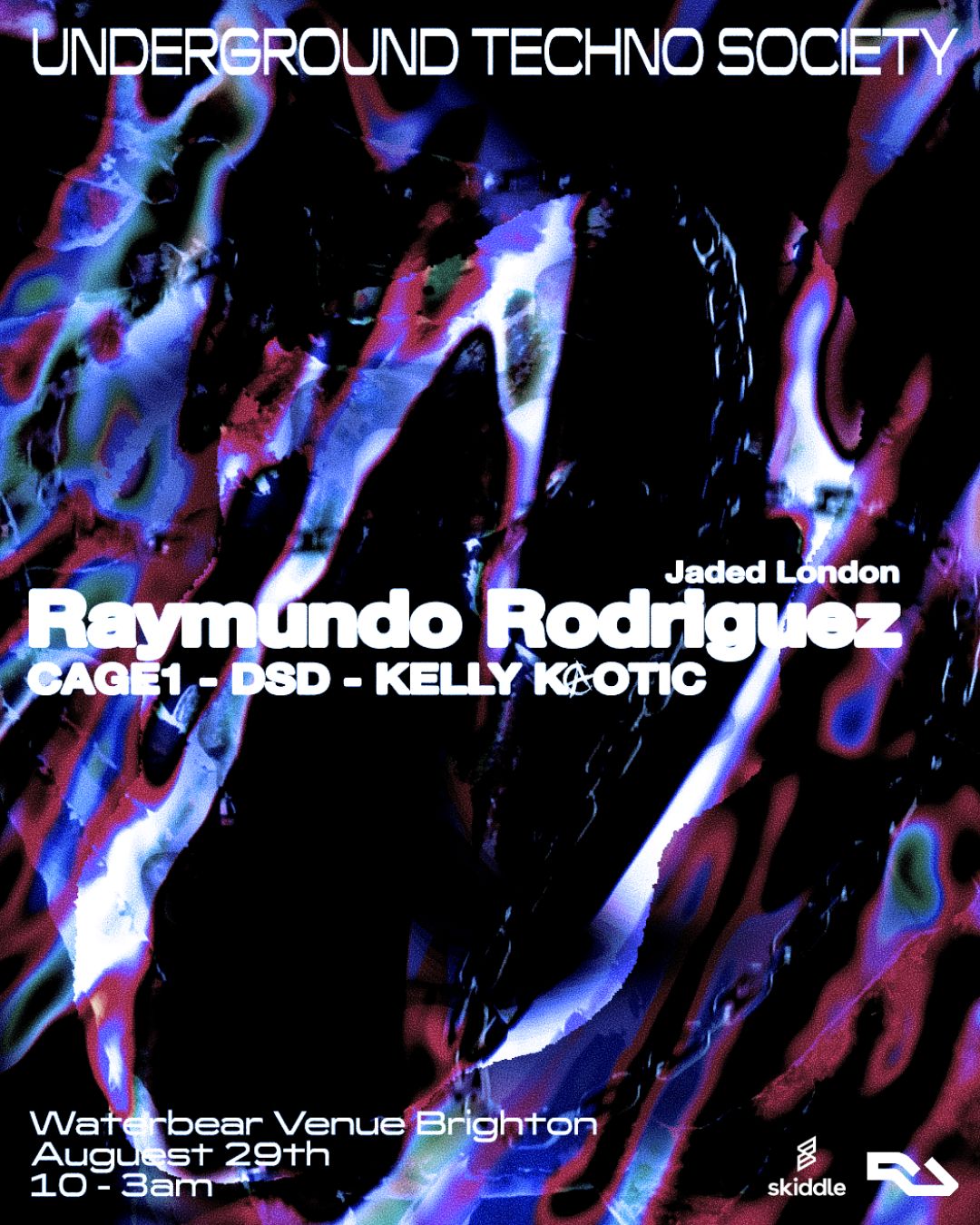 UNDERGROUND TECHNO SOCIETY PRESENTS Raymundo Rodriguez
