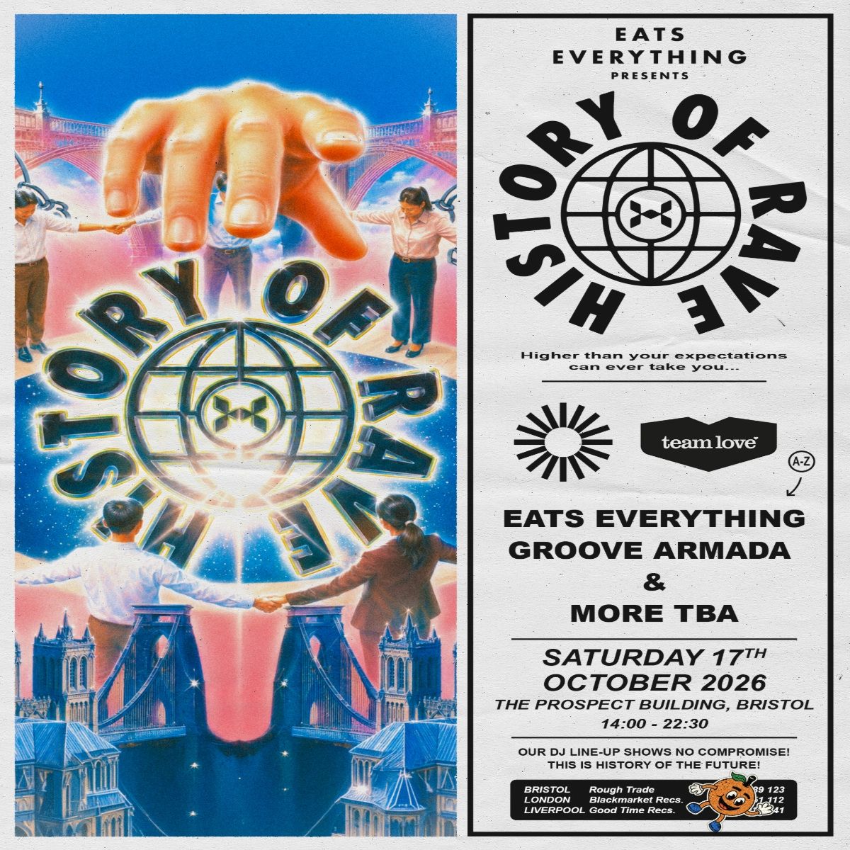 History Of Rave: Eats Everything, Groove Armada TBA