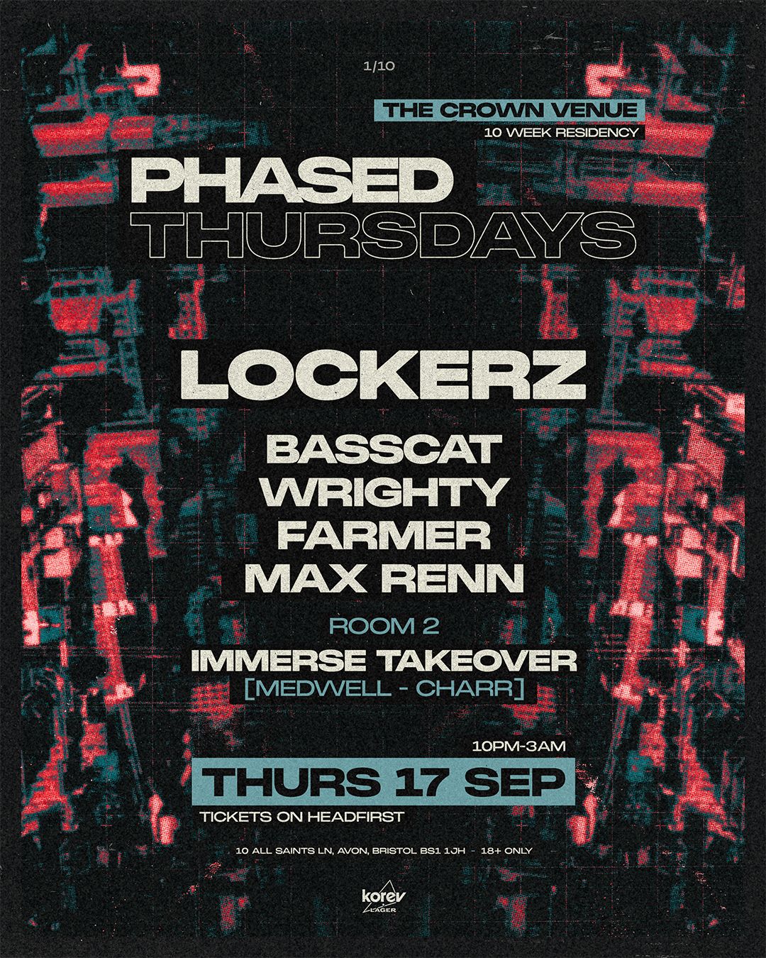 Phased Thursdays: Lockerz, Basscat, Wrighty, Farmer, Max Renn