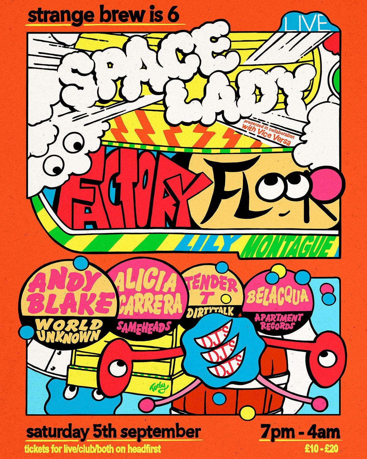 Strange Brew turns 6! (club show) feat. Andy Blake, Alicia Carrera & Tender T