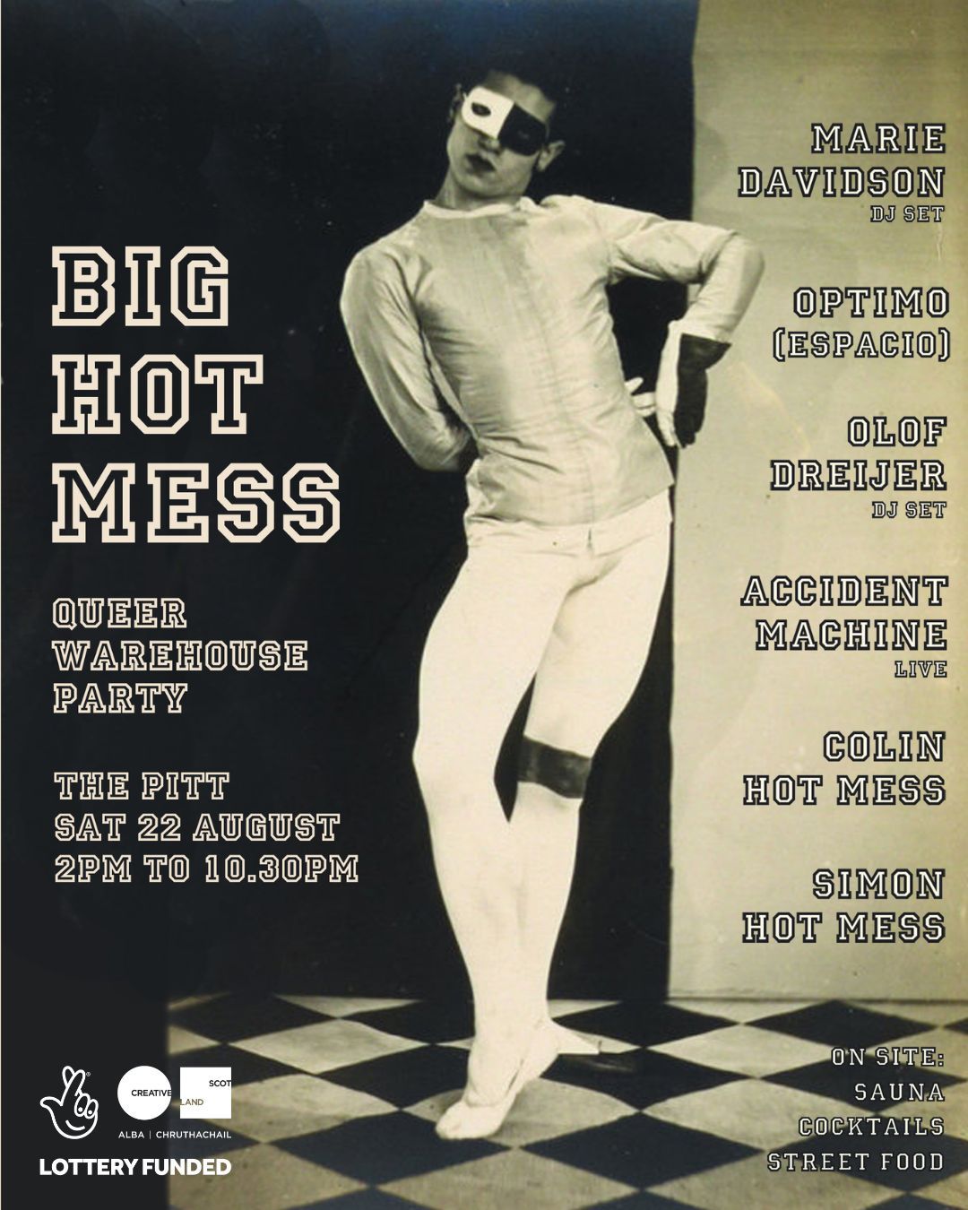 BIG HOT MESS with Marie Davidson, Optimo, Olof Dreijer, Accident Machine and more [DAY PARTY]