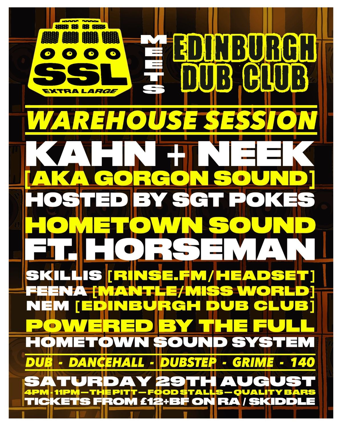 SSL x EDC Warehouse Session w. Kahn & Neek, Hometown Sound