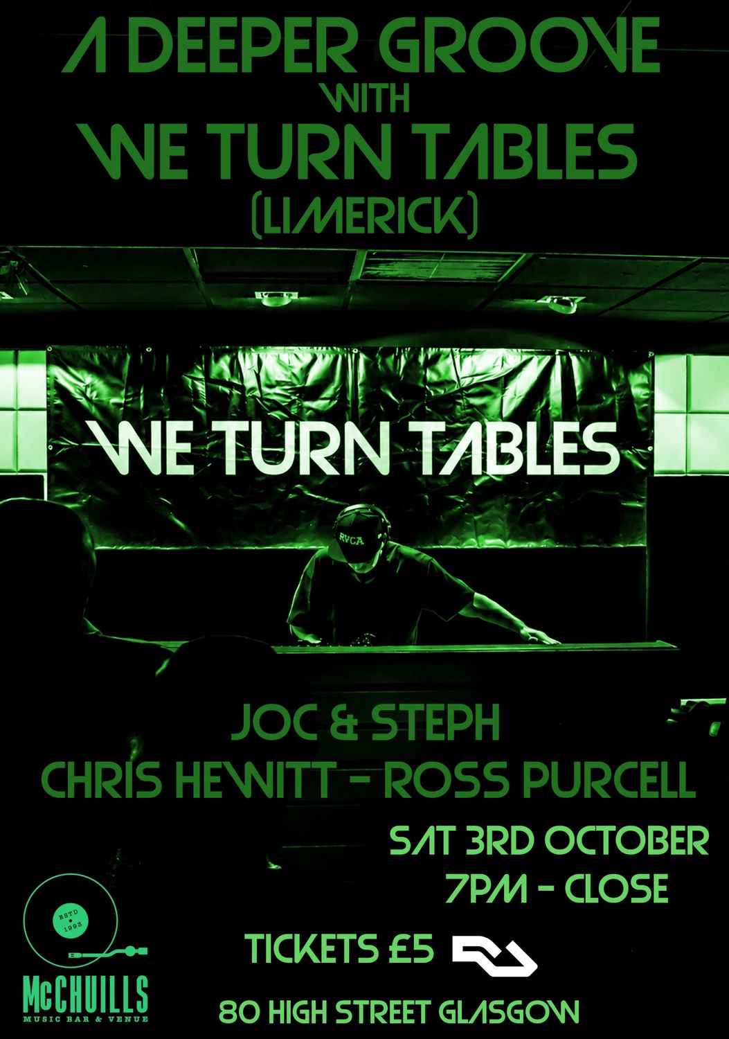 A Deeper Groove with We Turn Tables (Limerick)