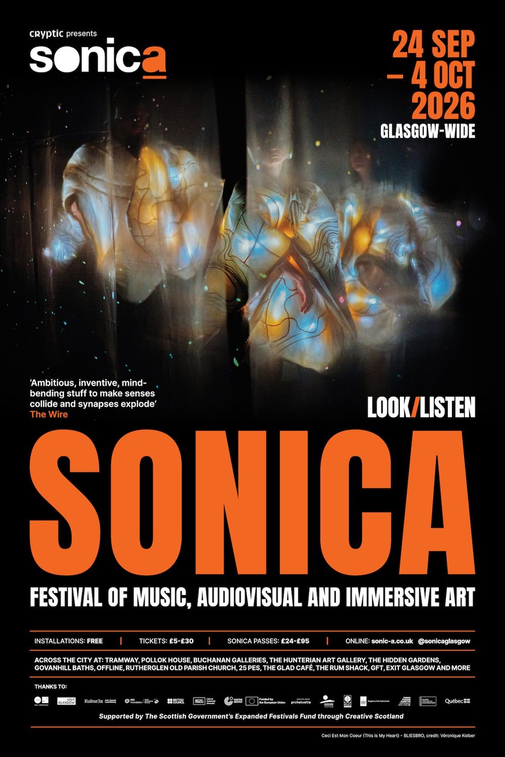 Sonica Glasgow 2026