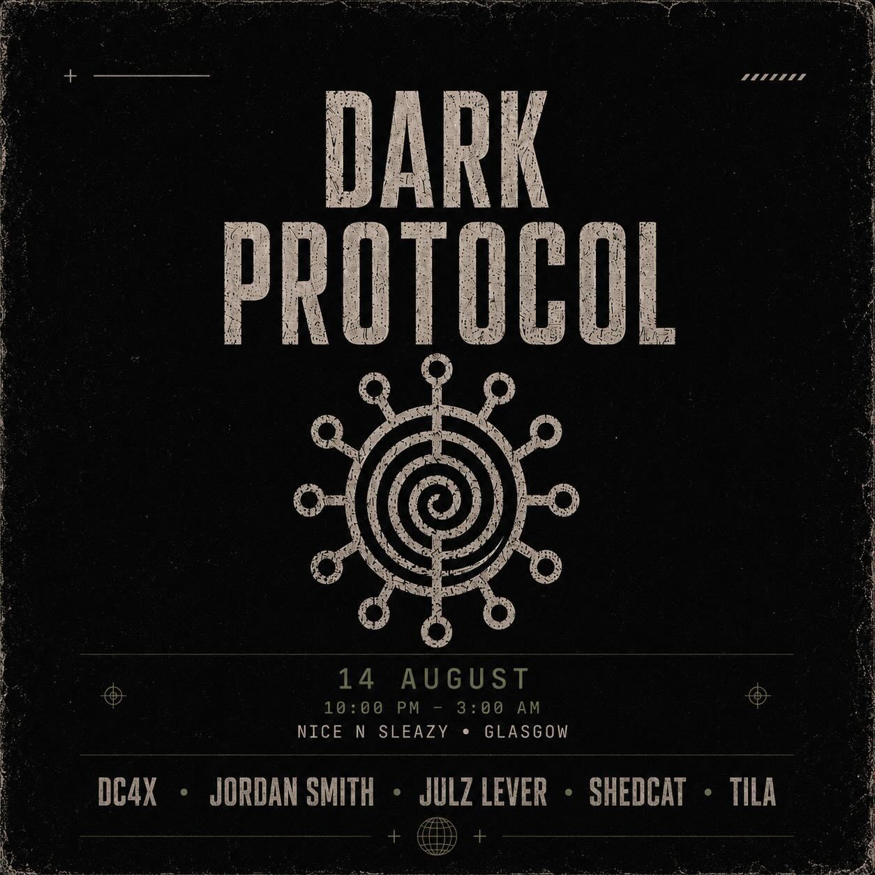 DARK PROTOCOL W Residents / Shedcat / Julz Lever / TiLA
