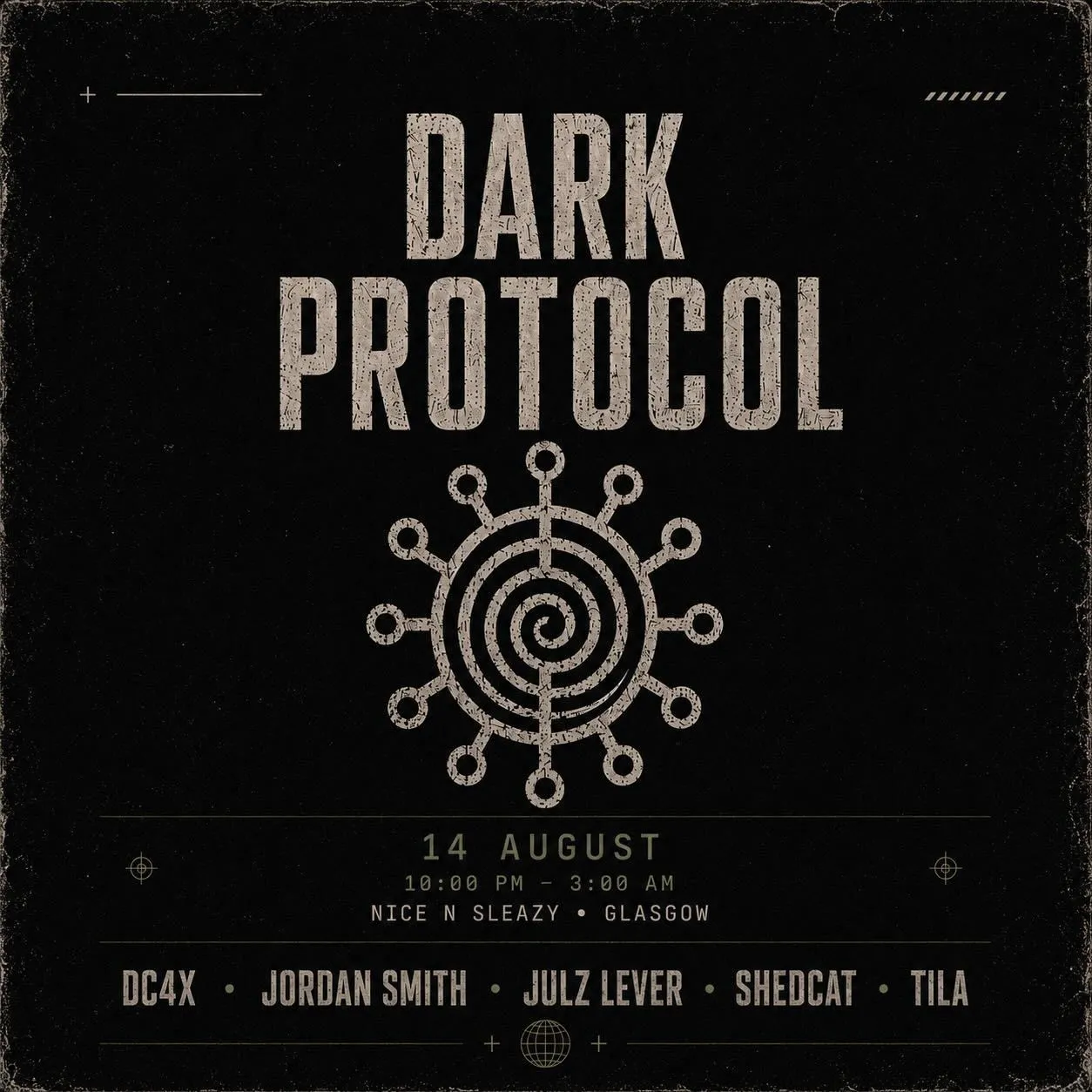 DARK PROTOCOL W Residents / Shedcat / Julz Lever / TiLA