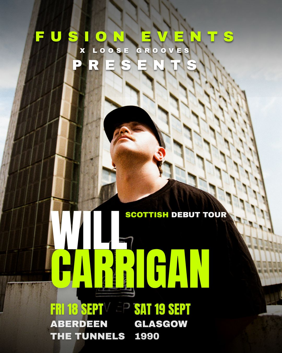 Fusion Events presents : WILL CARRIGAN