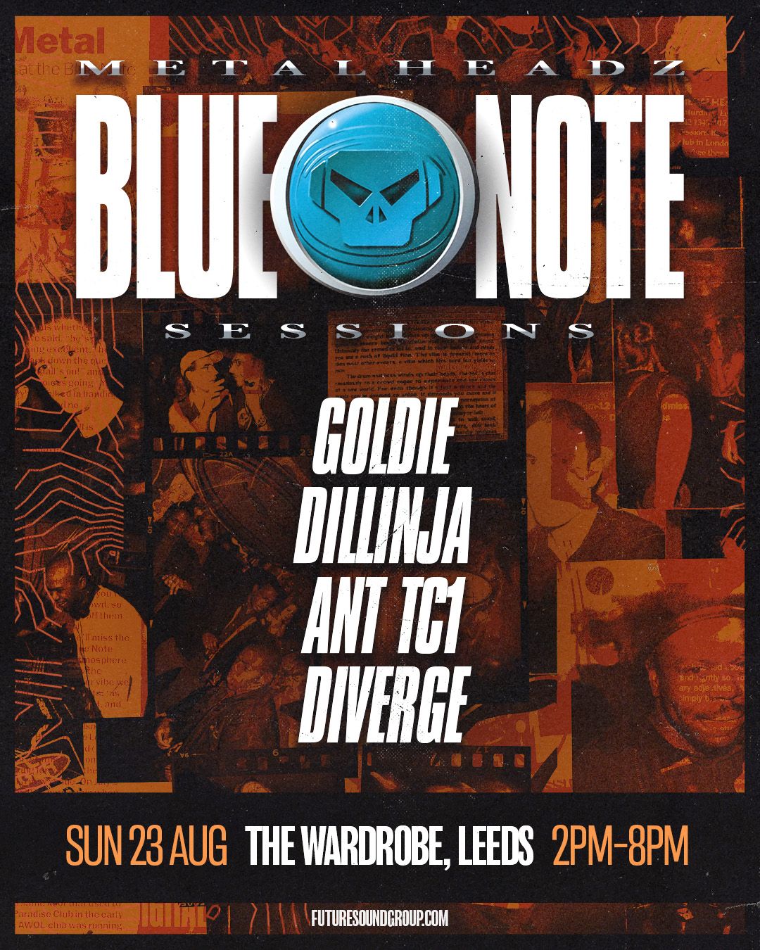 Metalheadz Blue Note Sessions | Goldie, Dillinja, Ant TC1 & Diverge