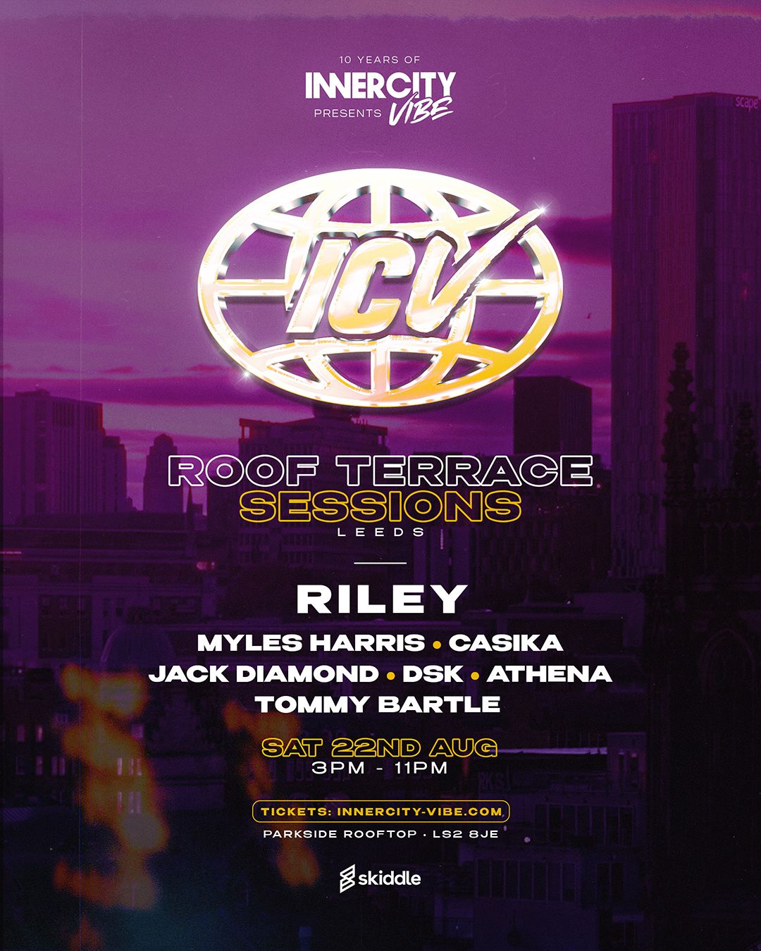 INNERCITY VIBE: Roof Terrace Sessions with Riley