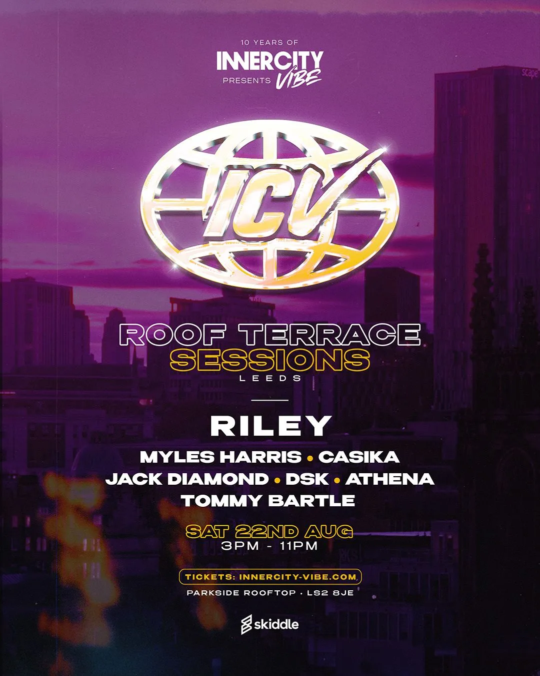 INNERCITY VIBE: Roof Terrace Sessions with Riley