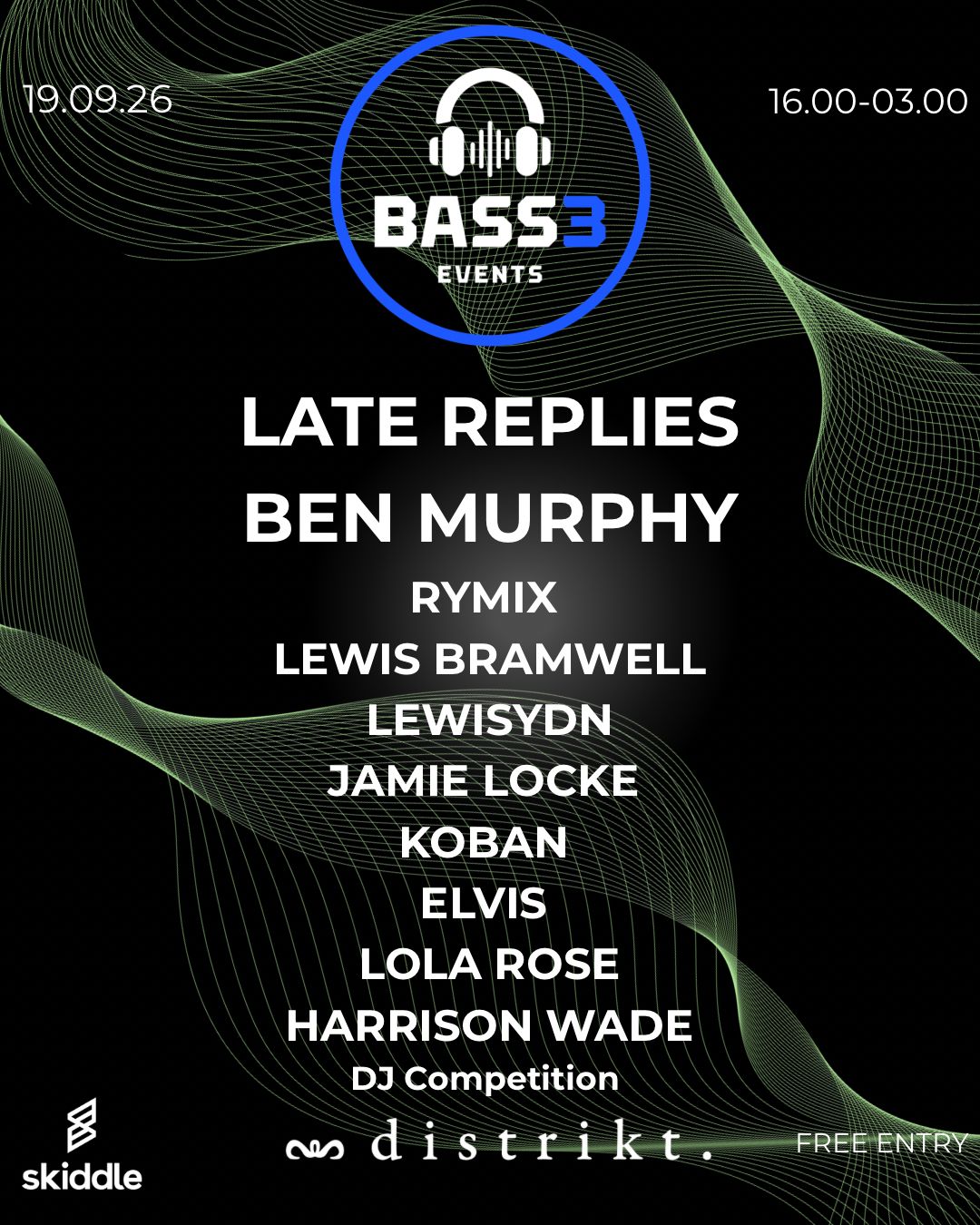 BASS3 x Distrikt Bar