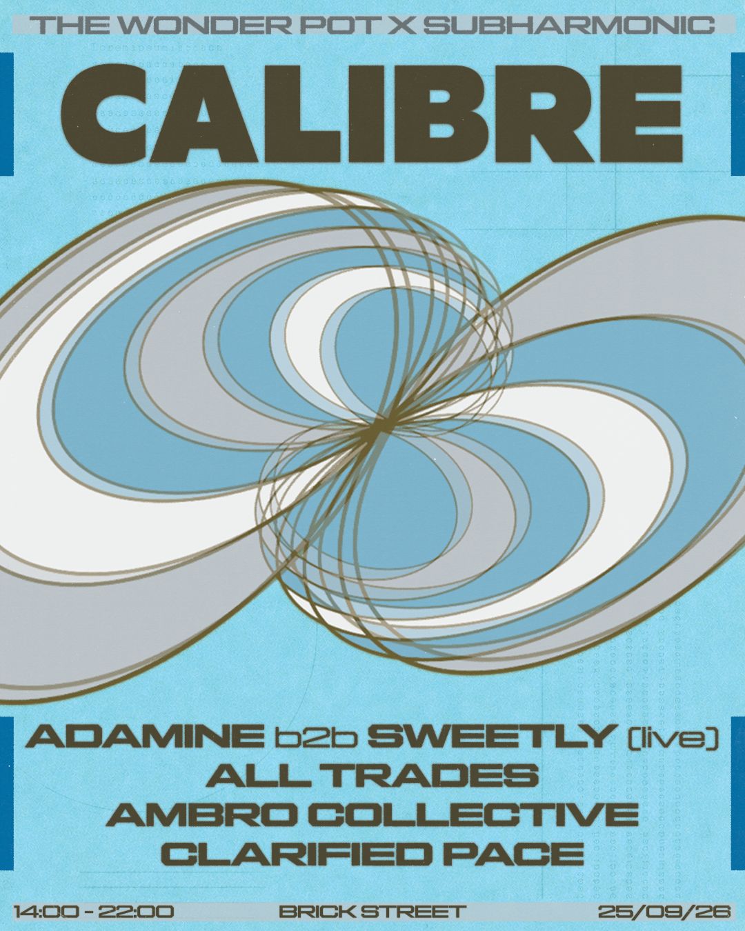 The Wonder Pot X SubHarmonic pres: Calibre Open Air