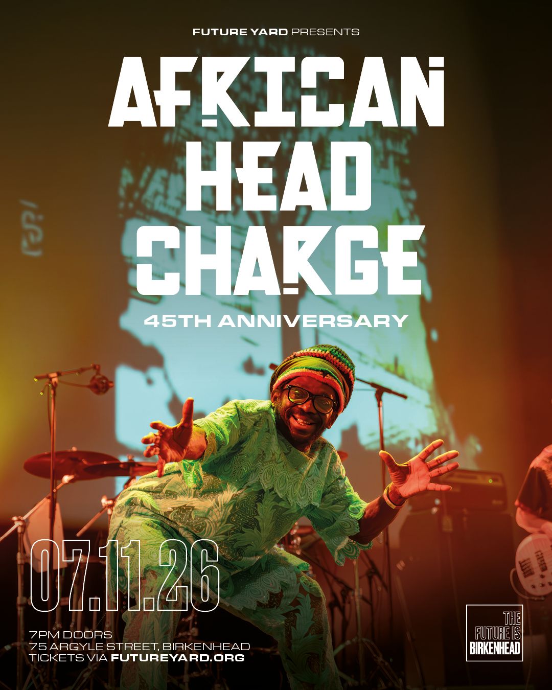African Head Charge 45th Anniversary
