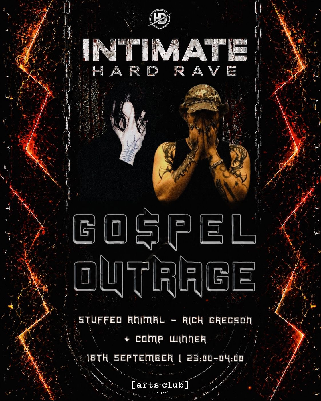 Harder Disørder: Intimate Hard Rave 360 GO$PEL + OUTRAGE