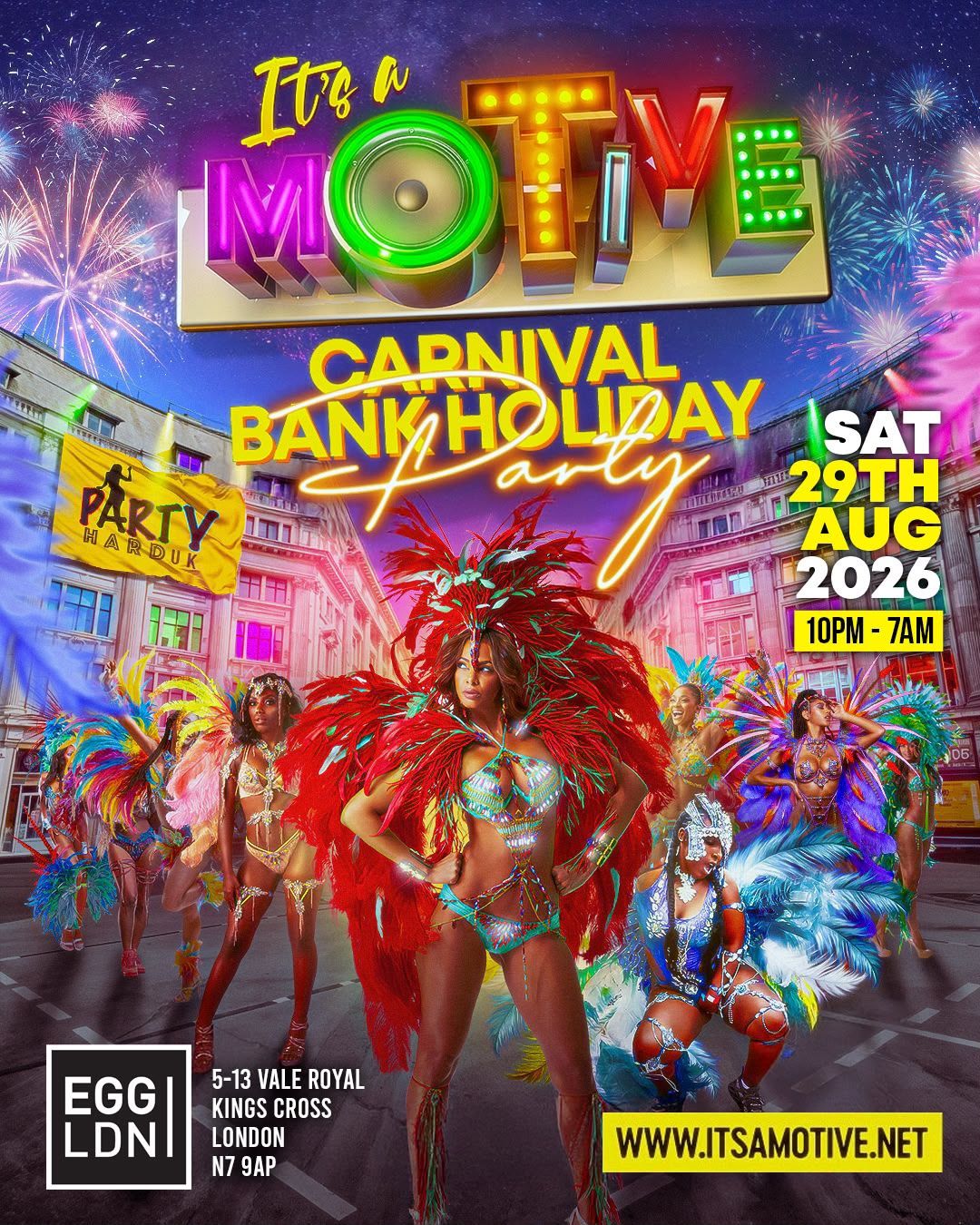 It's A Motive - Carnival Bank Holiday Party