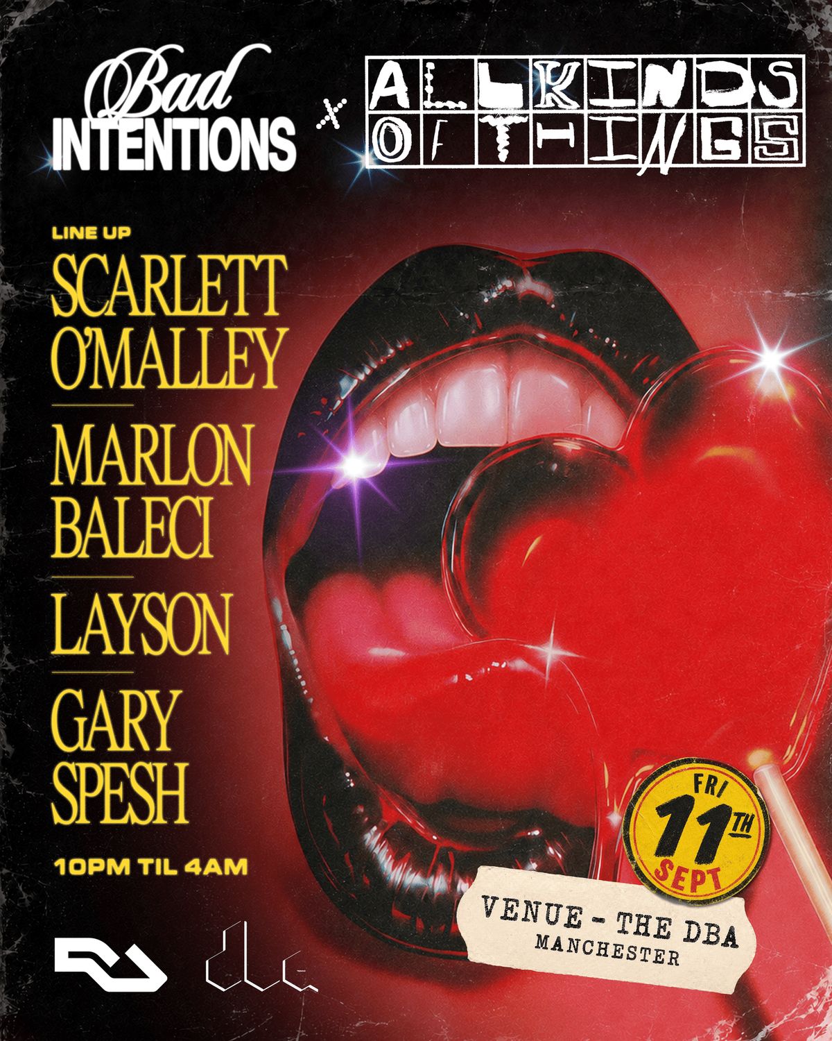 Scarlett O'Malley at The DBA: Bad Intentions x All Kinds of Things