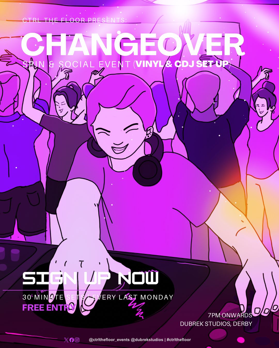 Spin & Social (Open Decks & Networking Event)