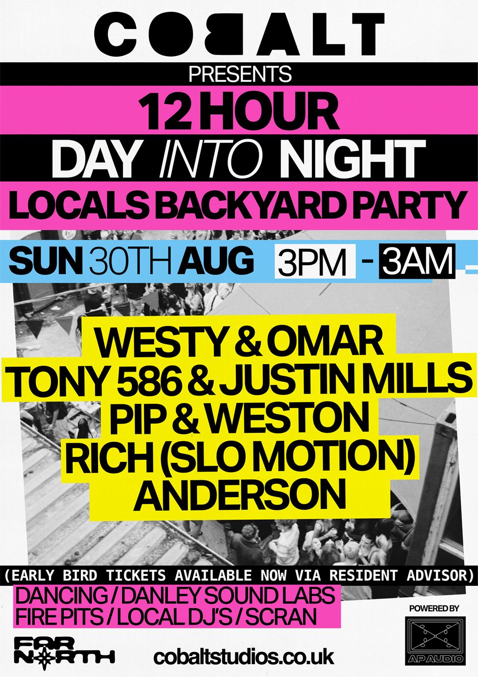 Cobalt 12 Hour Day Into Night Locals Back Yard Party