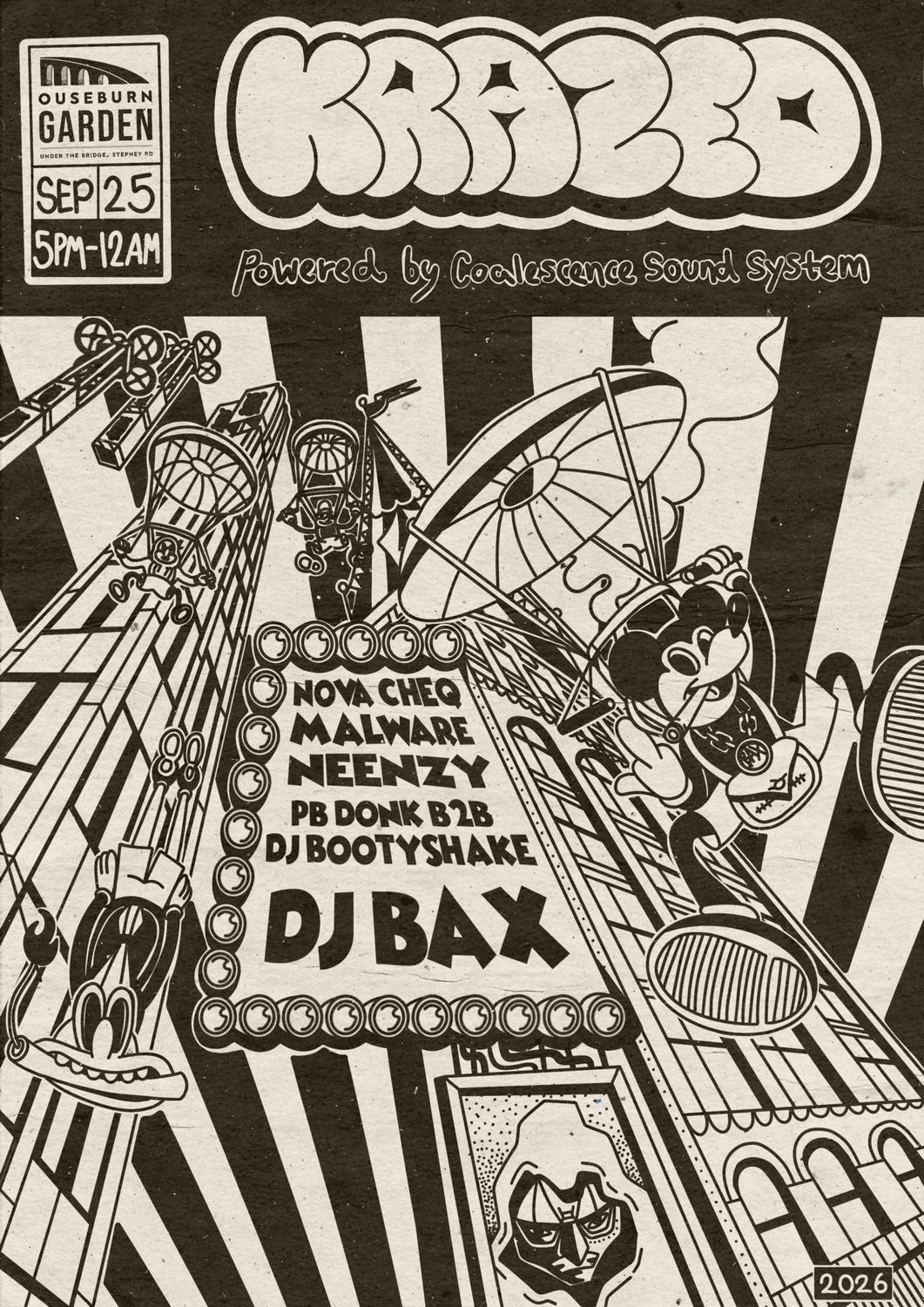Krazed W/ DJ BAX, NOVA CHEQ, MALWARE