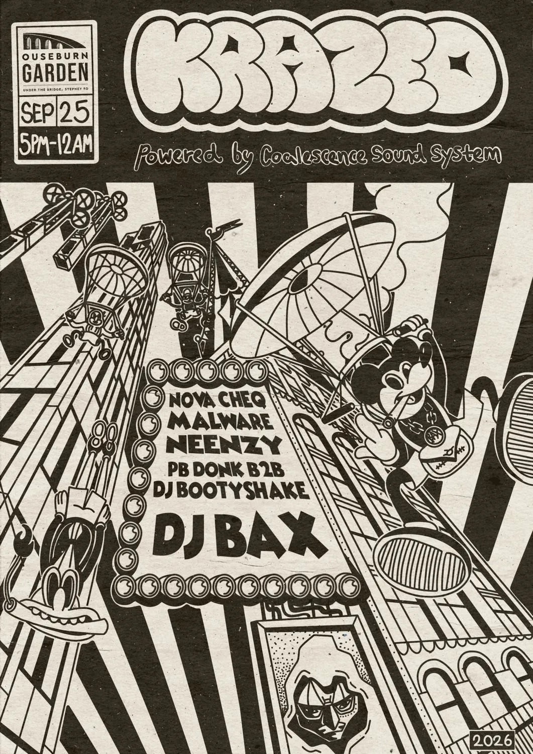 Krazed W/ DJ BAX, NOVA CHEQ, MALWARE