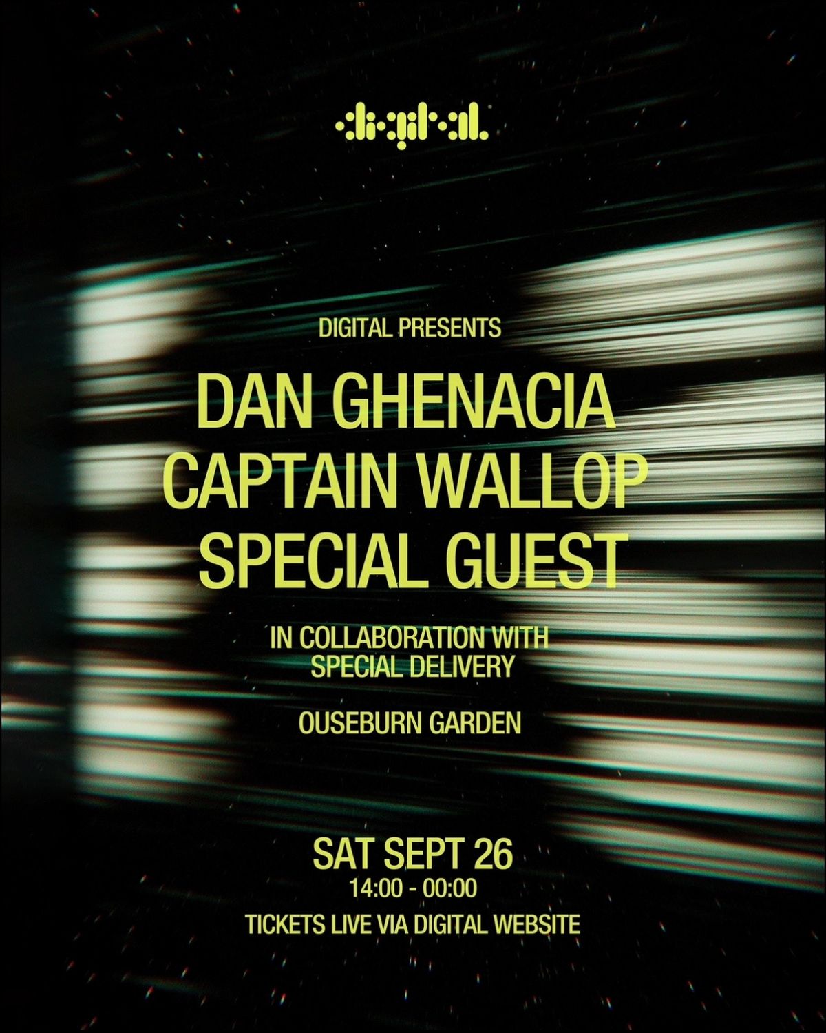 Special Delivery presents: Dan Ghenacia, Captain Wallop + Special Guest