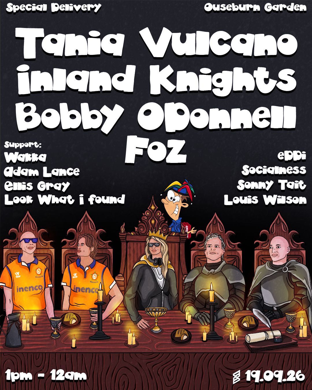 Special Delivery presents: Tania Vulcano, Inland Knights, Bobby ODonnell B2B Foz