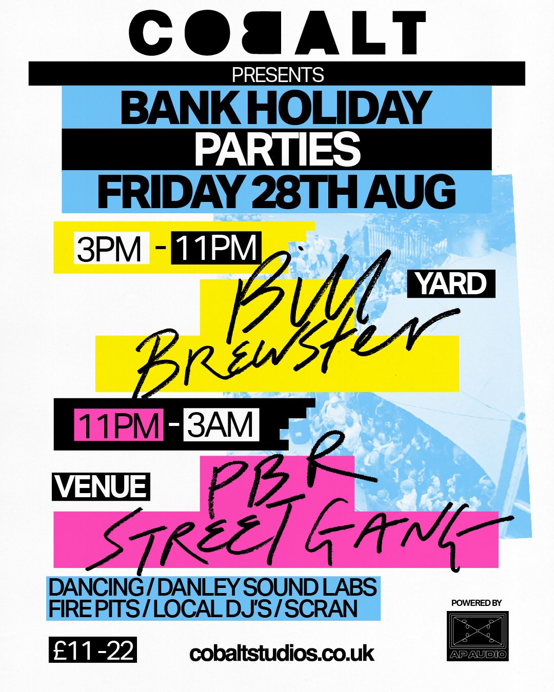 Cobalt presents: Bank Holiday Friday with Bill Brewster & PBR Streetgang