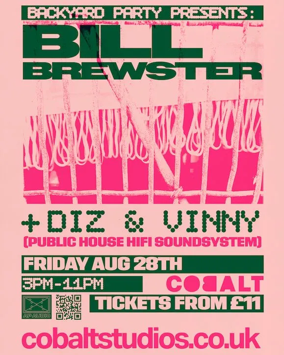 Backyard Party: Bill Brewster + Diz & Vinny (Public House HiFi)