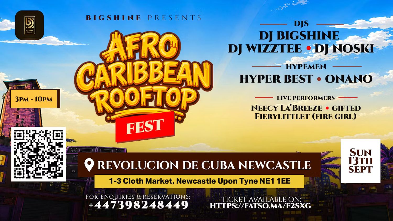 Afro Caribbean Rooftop Party