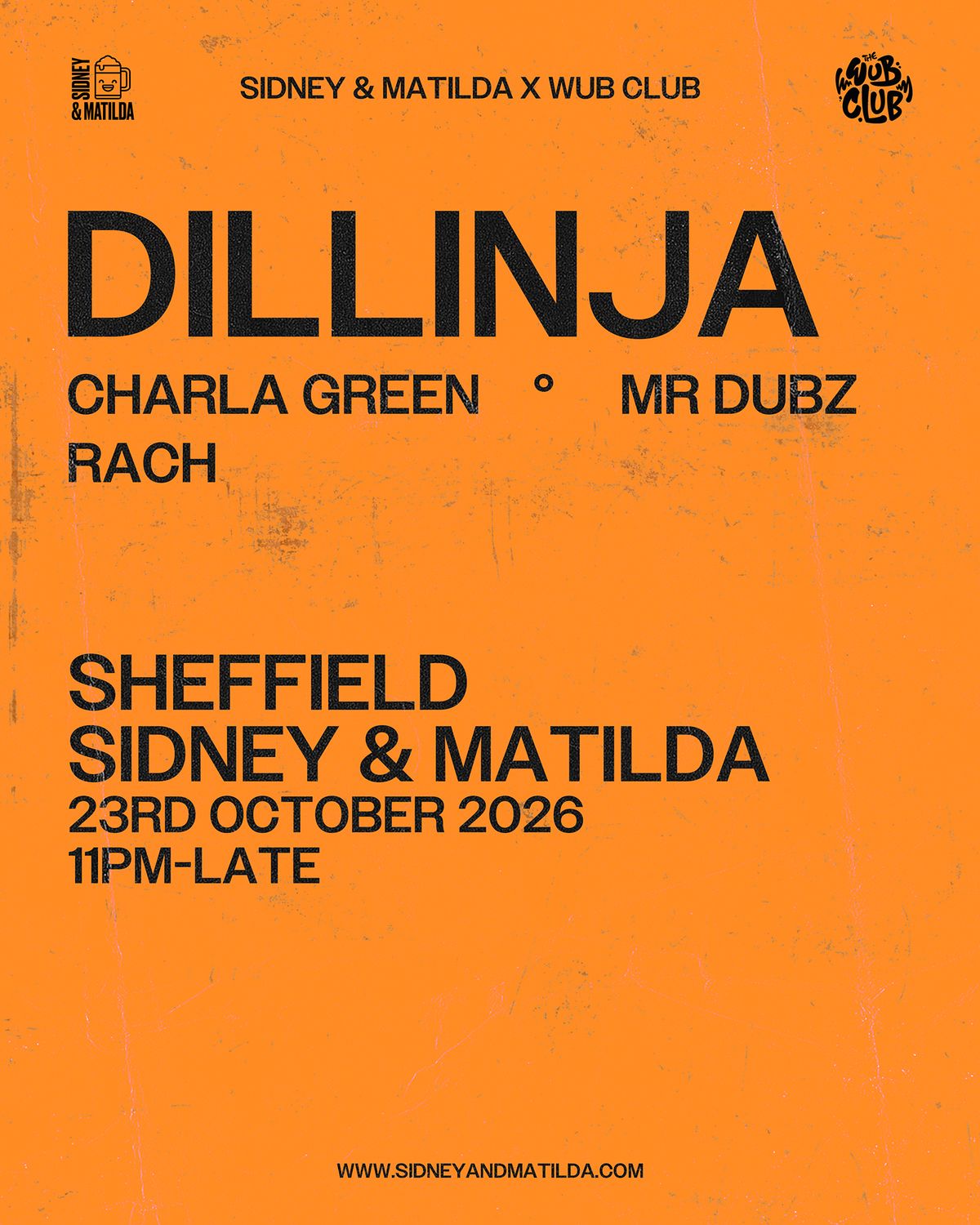 S&M x Wub Club presents: Dillinja